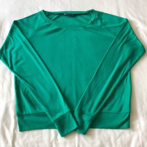 Green long sleeve light sweater